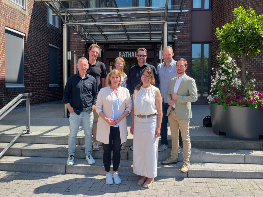 Auch aus Lünen war eine Delegation um Bürgermeisterin Marina Förster-Teutenberg in Ahaus zu Gast.